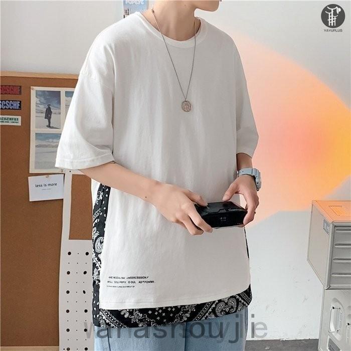 Tシャツ 重ね着風 半袖 ペイズリー柄 レイヤード風 メンズ サイドスリット バンダナ柄 切り替え 肩落ち ルーズ ゆったり ビッグシルエット 夏 代引不可 :ara41-0741:嵐商会 - 通販 - Yahoo!ショッピング Tシャツ 重ね着風 半袖 ペイズリー柄 レイヤード風 メンズ サイドスリット バンダナ柄 切り替え 肩落ち ルーズ ゆったり ビッグシルエット 夏 代引不可 :ara41-0741:嵐商会 - 通販 - Yahoo!ショッピング