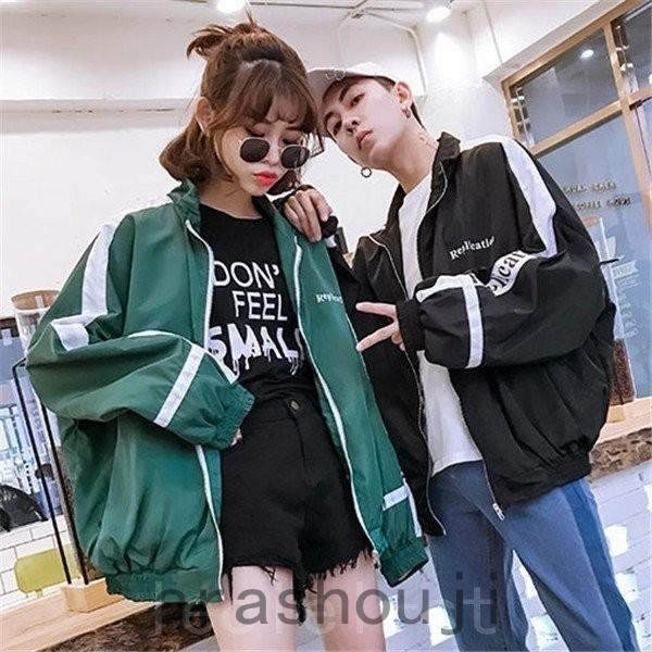 韓国 原宿系 ファッション レディース 長袖 ウインドブレーカー ジャケット カラフル ダンス Ara41 1496 嵐商会 通販 Yahoo ショッピング
