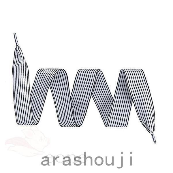 靴紐 くつひも おしゃれ モノトーン 太め 平紐 ストライプ ピンク リボン レディース 安い シンプル ファッション かわいい 縞 平型 Ara46 48 嵐商会 通販 Yahoo ショッピング