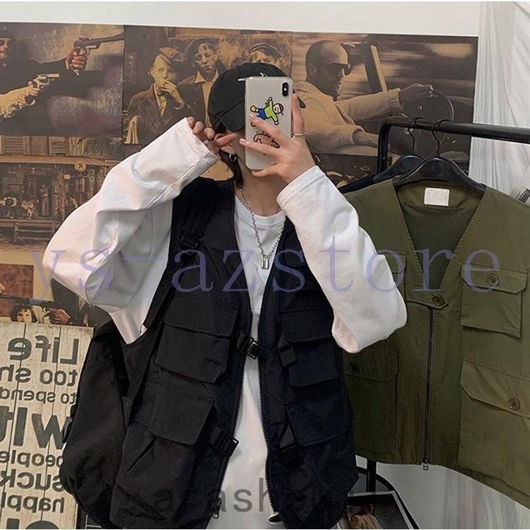 最安値挑戦 ベスト ジレ ィッシングベスト M L Xl 2xl ブラック 大きいサイズ 春夏 韓国 ファッション メンズ フィッシュングベスト おしゃれ ベスト メンズ フェス 釣り アウトドア ミリタリーベスト ハンティッシュベスト 韓流アイドル夏 Www Threeriversofs Com