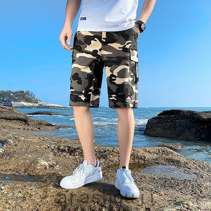 ゆったり 快適 パンツ メンズ 大きいサイズ メンズズボン カモフラ柄 5分丈 シェフショートパンツ シェフパンツ ハーフパンツ イージーパンツ ビーチ 海 彼氏 J8cmthcapm メンズファッション Viveroorigen Com