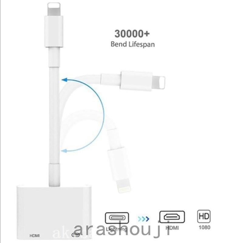 安い購入 iPhone ipad用 HDMI変換ケーブル 4K 1080P 音声同期出力