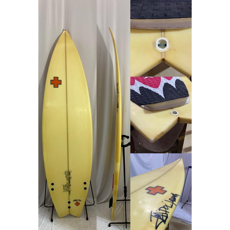 中古】 DOC (ドック) FISH TAIL ショートボード [CLEAR] 6'1