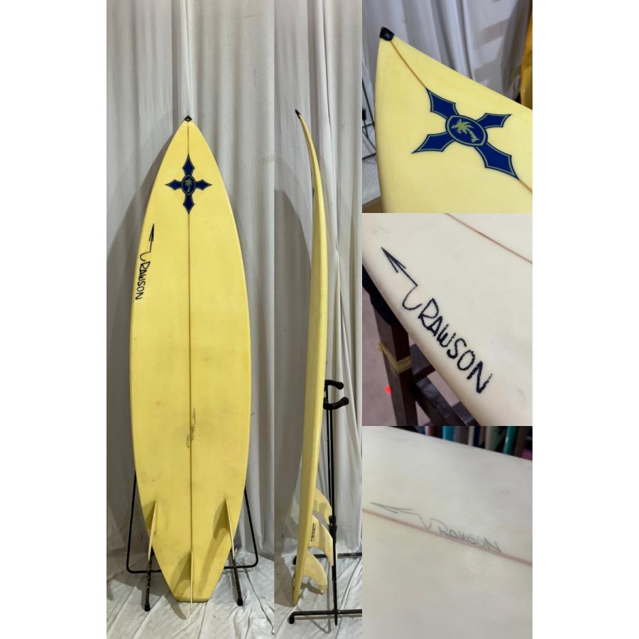 中古】PAT RAWSON (パットローソン) ショートボード [CLEAR] 6'3