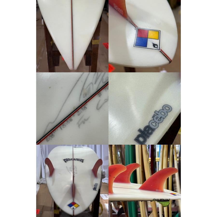 中古】PLACEBO (プラセボ) ショートボード [CLEAR] 6'8