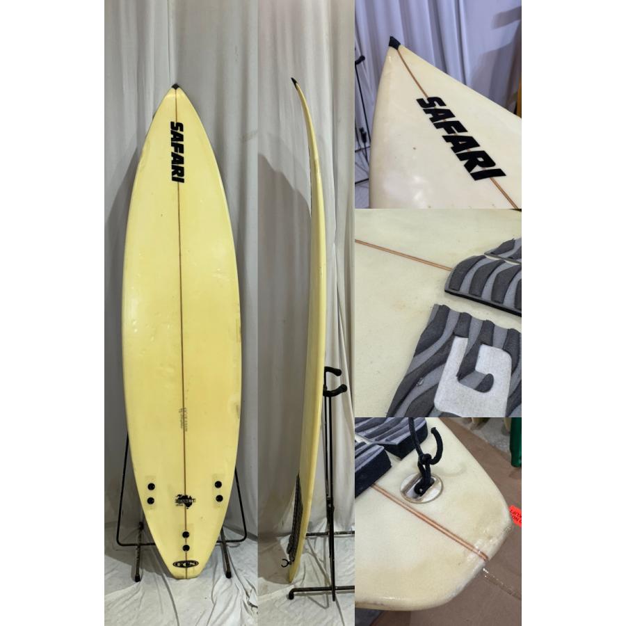 中古】SAFARI (サファリ) ショートボード [CLEAR] 6'6” サーフボード