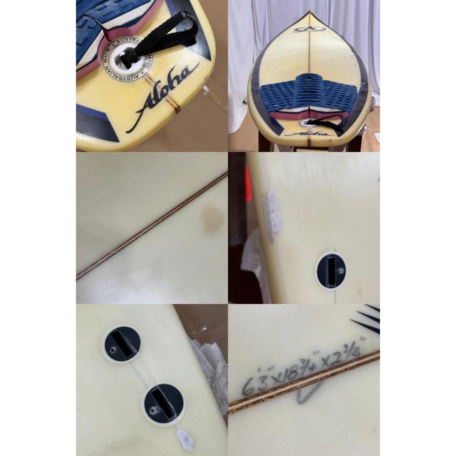 中古】ALOHA SURF BOARDS (アロハサーフボード) ショートボード [CLEAR 