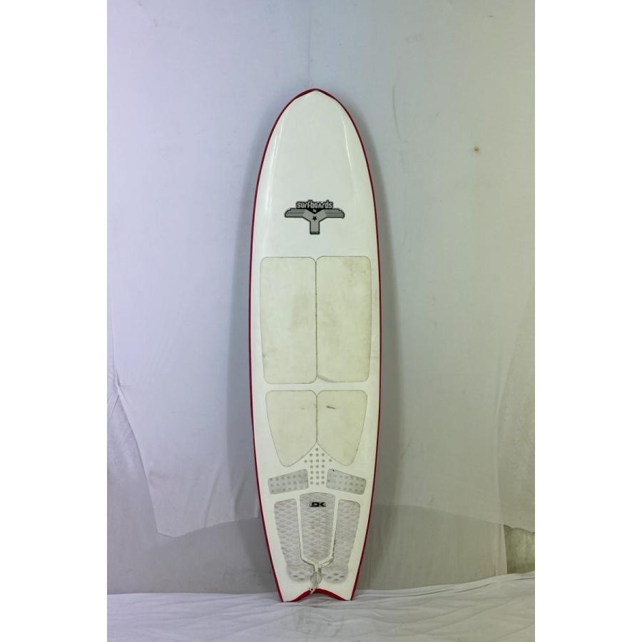 【中古】Catch surf (キャッチサーフ) ソフトボード [WHITE×RED] 6'6” サーフボード フィン付｜arasoan