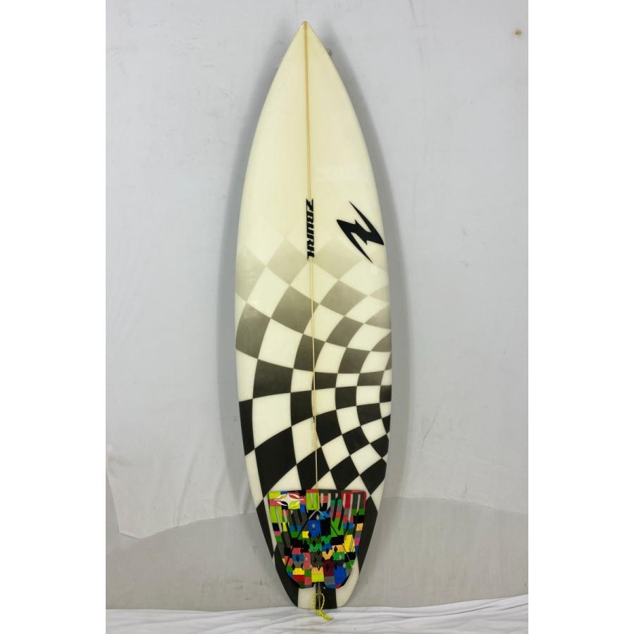 【中古】ZBURH (ゼブラ) ショートボード [CLEAR×BLACK] 5’11” サーフボード｜arasoan