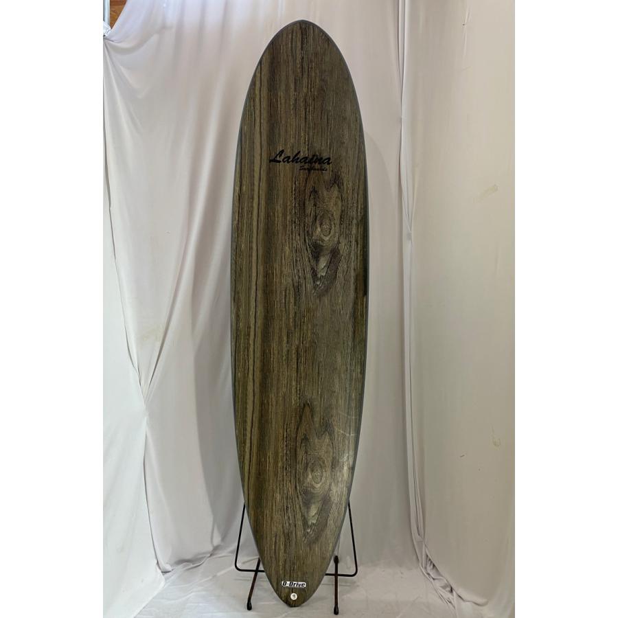 【50％OFF】 【中古】LAHAINA SURF BOARDS (ラハイナサーフボード) ファンボード [WOOD×GRAY] 7'8" サーフボード ファンボード