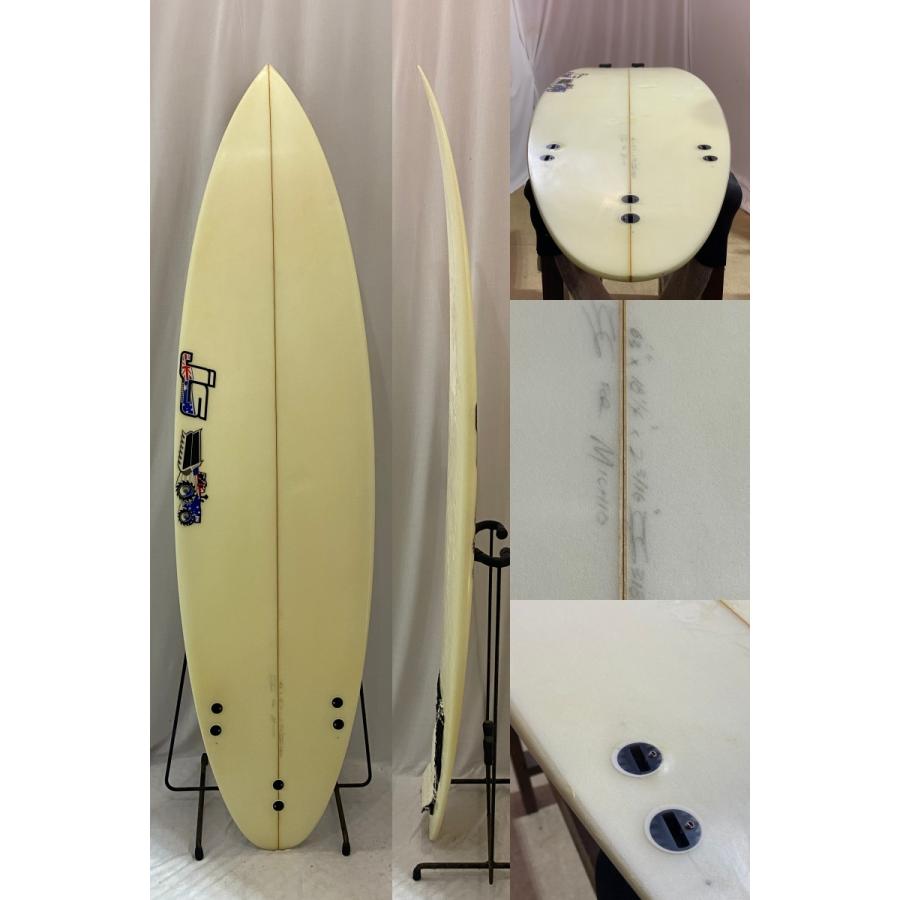【中古】JS SURFBOARDS (ジェイエスサーフボード) COMBAT モデル [CLEAR] 6'3" ショートボード u3311