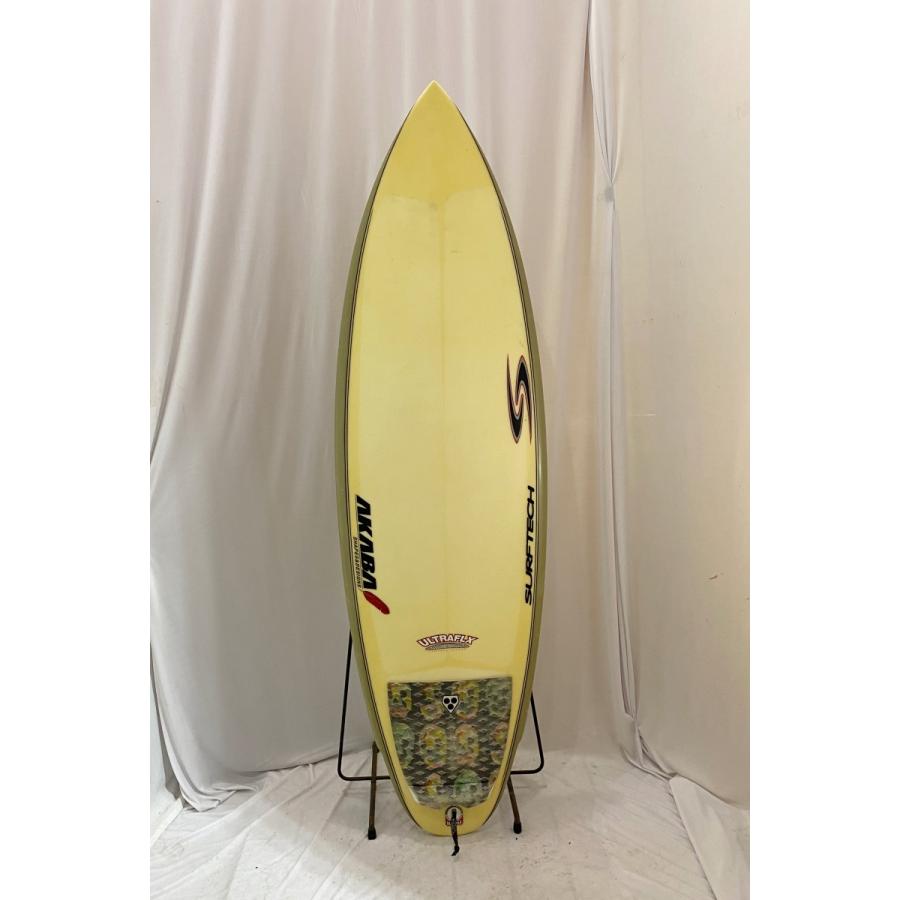 【中古】 Crystal Dreams AKABA surftech (サーフテック) H-1 モデル [CLEAR] 5'8" SURFTECH POWER FLEX サーフボード｜arasoan