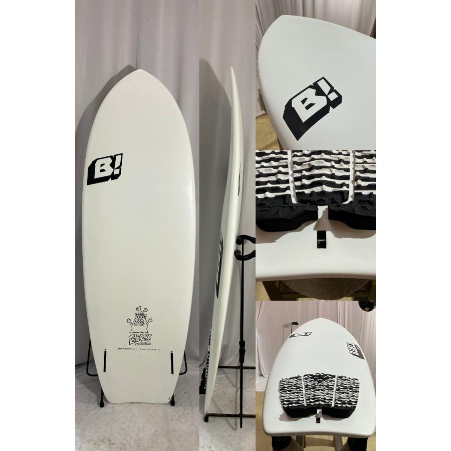 サーフボード ショート 中古】EBERT SURF BOARDS ショートボード [WHITE] 5'2