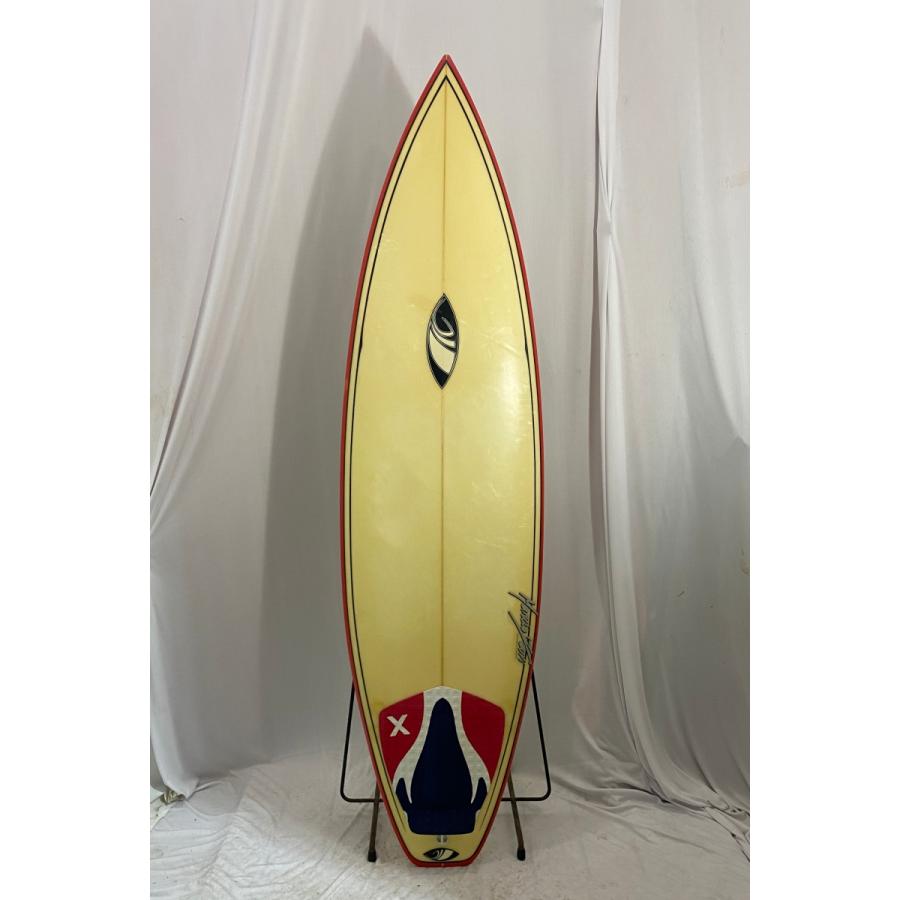 中古】SHARP EYE (シャープアイ) ショートボード [CLEAR×RED] 6