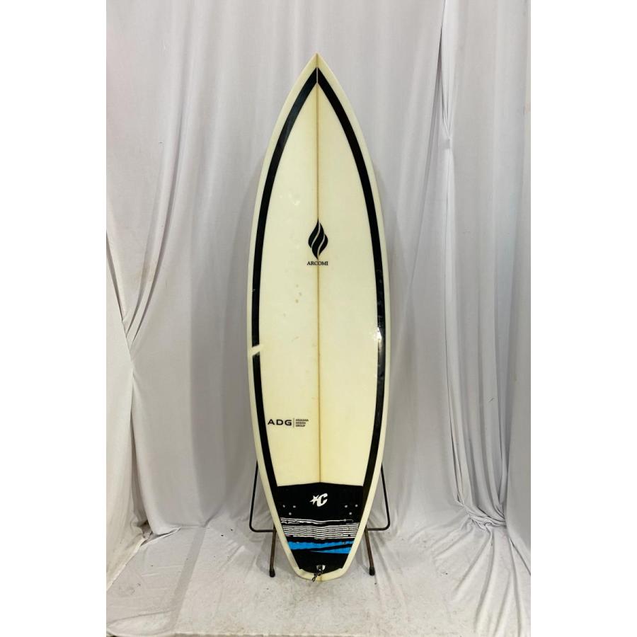 中古】ARCOMI SURF BOARDS ADG モデル ショートボード [CLEAR×BLACK] 5