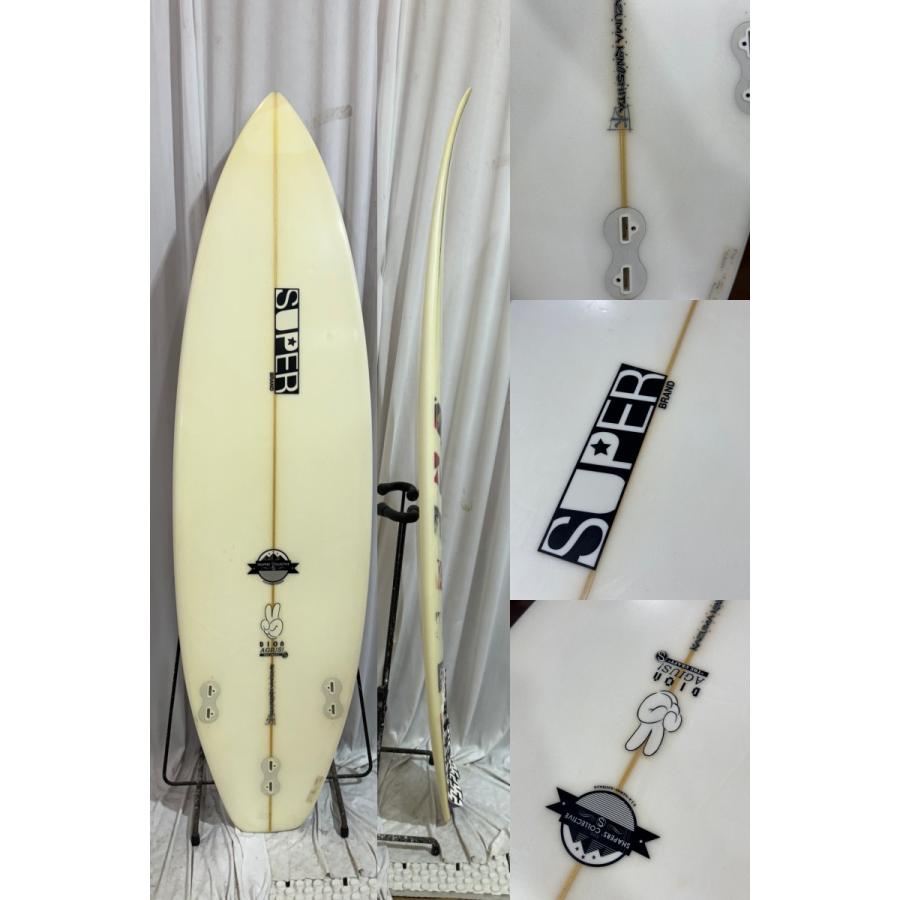 SUPERブランド ショートボード 中古】SUPER BRAND (スーパーブランド) ショートボード［CLEAR×DESIGN