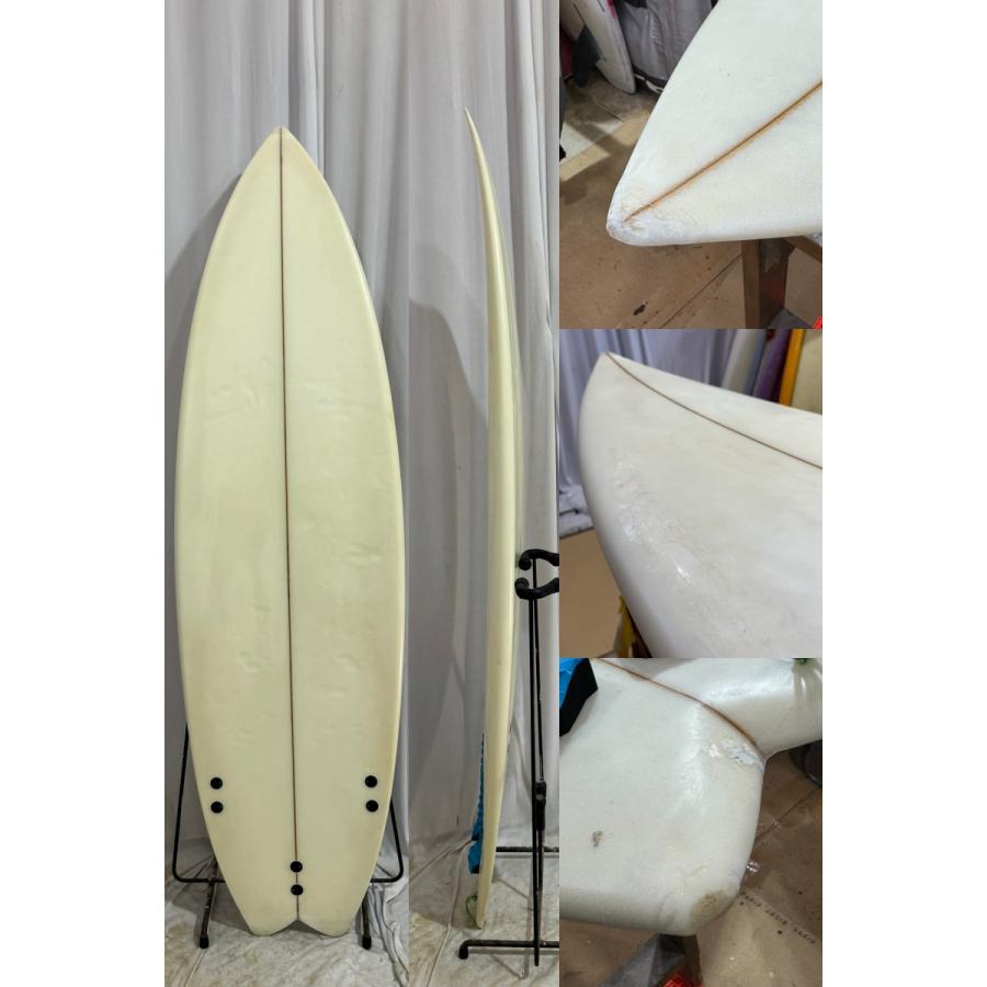 【中古・美品】サーフボード ショートボード5'11 中古】ノーブランド品 ショートボード [CLEAR] 5'11” サーフボード