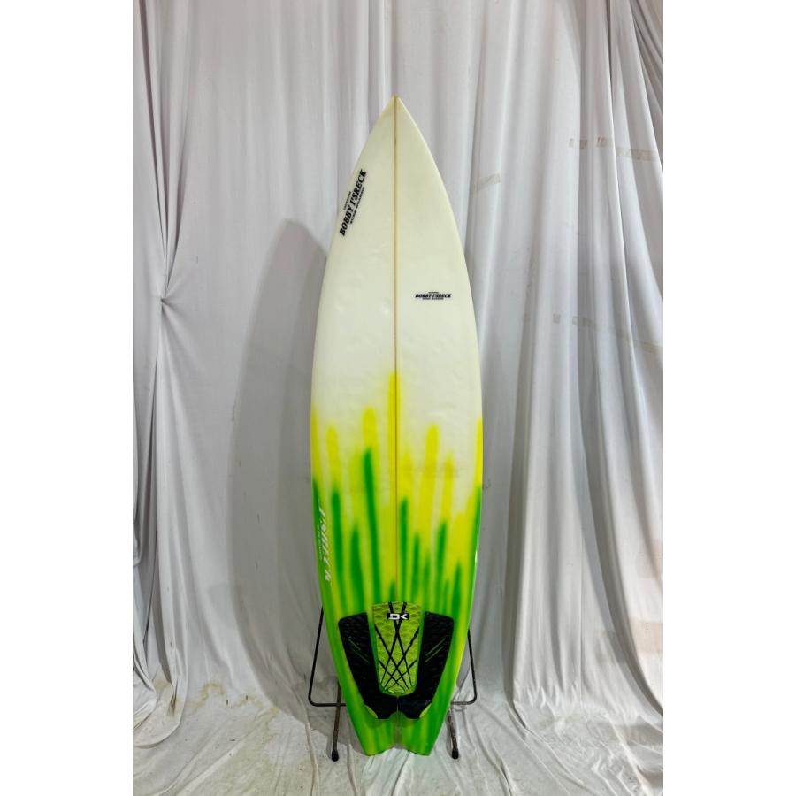 中古】BOBBY I'SRECK SURFBOARDS ショートボード [CLEAR×YELLOW×GREEN