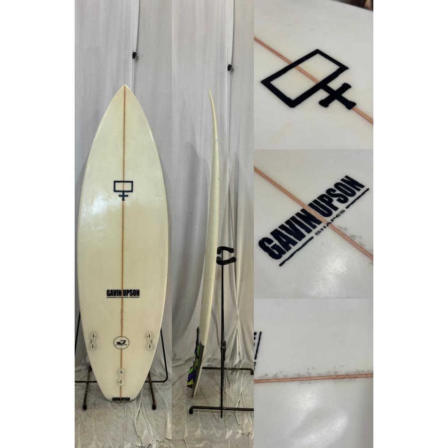 中古】1-DA SURFBOARDS GAVIN UPSIN シェイプ ショートボード［CLEAR 