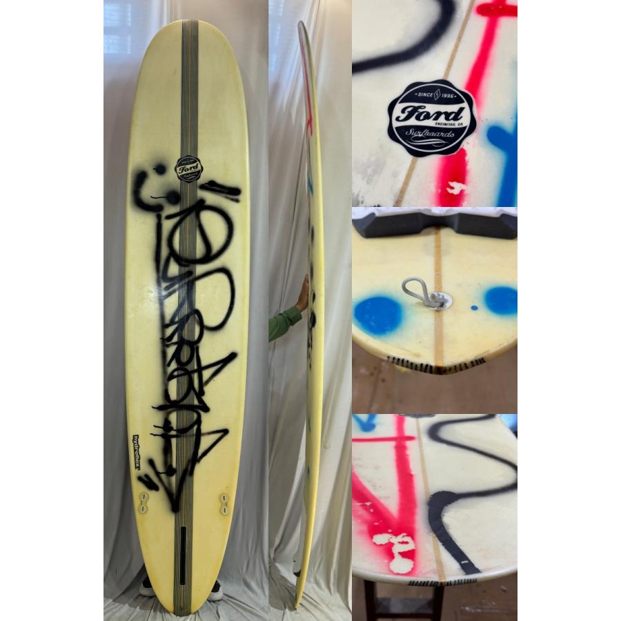 中古】FORD (フォード) ロングボード [CLEAR] 9'1 1/2” サーフボード