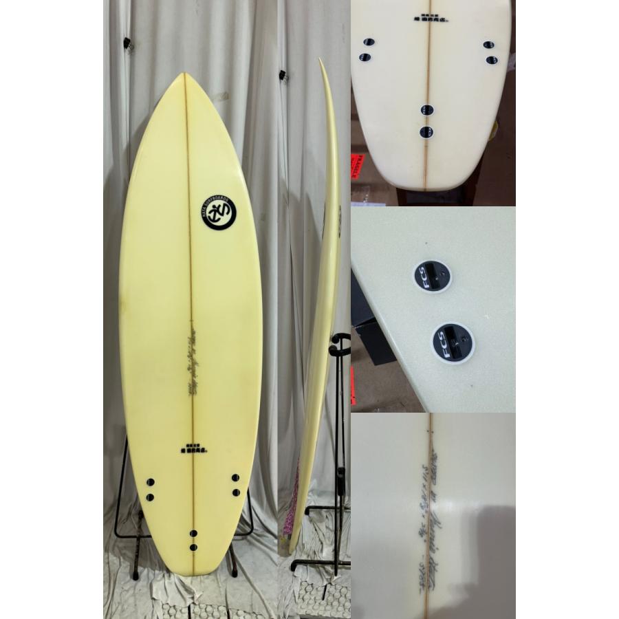 中古】HATA SURFBOARDS (ハタサーフボード) ショートボード［CLEAR］5 