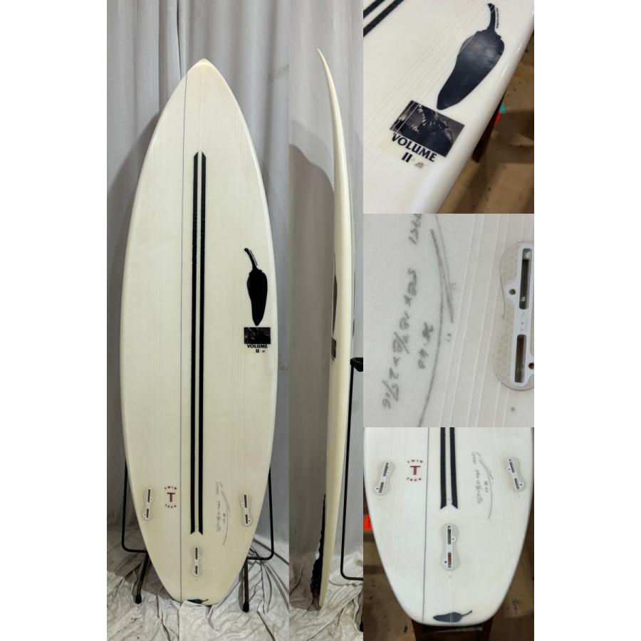 中古】CHILLI (チリ) VOLUME 2 モデル ショートボード [CLEAR] 5'7