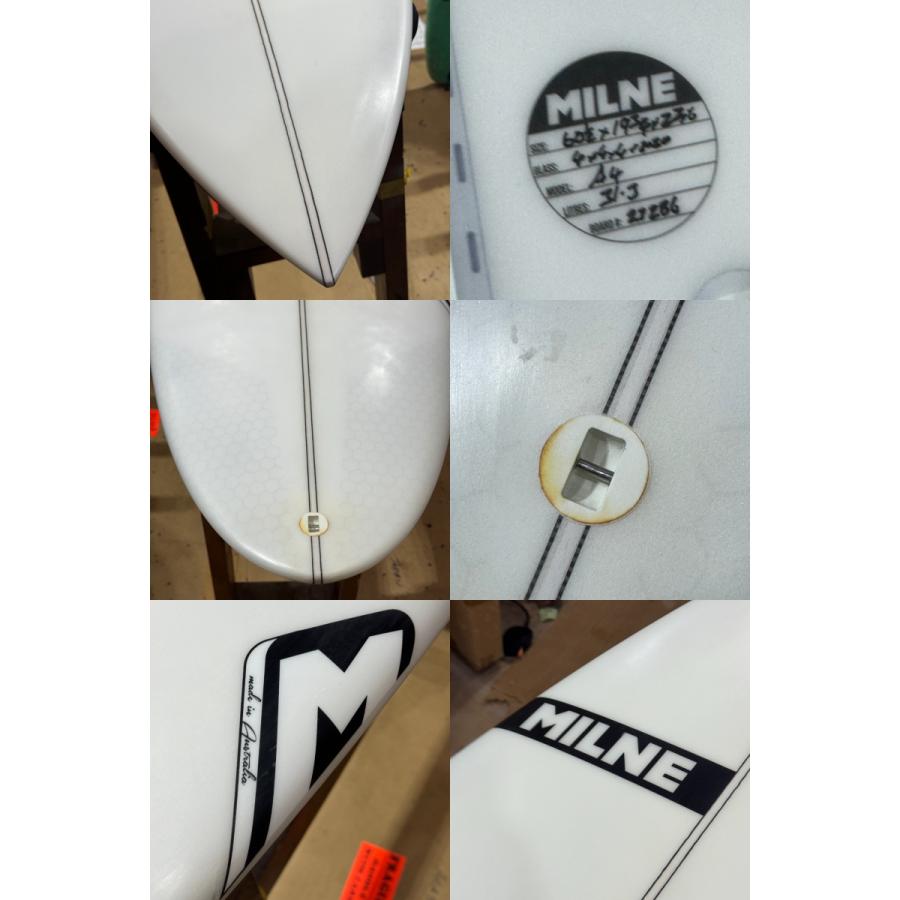 【中古】MILNE (ミルン) A4 モデル ショートボード［CLEAR］6’0 1/2” サーフボードの画像