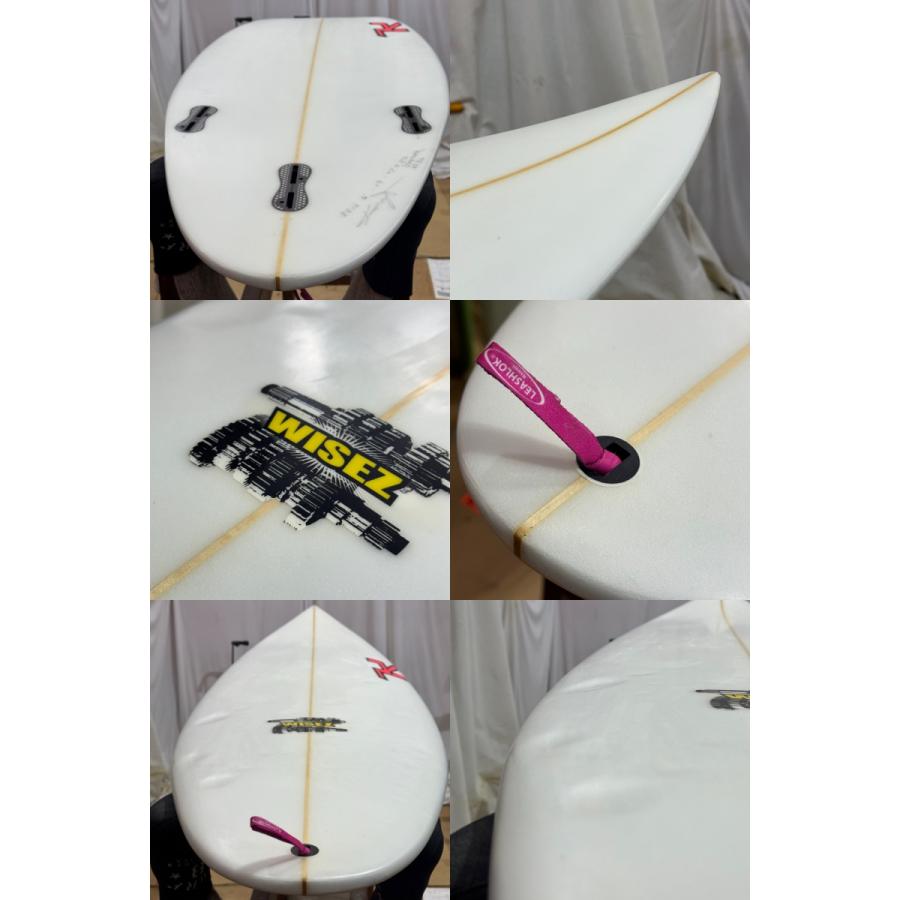 Keen’s キーンズ　ショートボード　サーフィン　5’6 中古】KEENS (キーンズ) K2 VENTURA モデル ショートボード［CLEAR］6