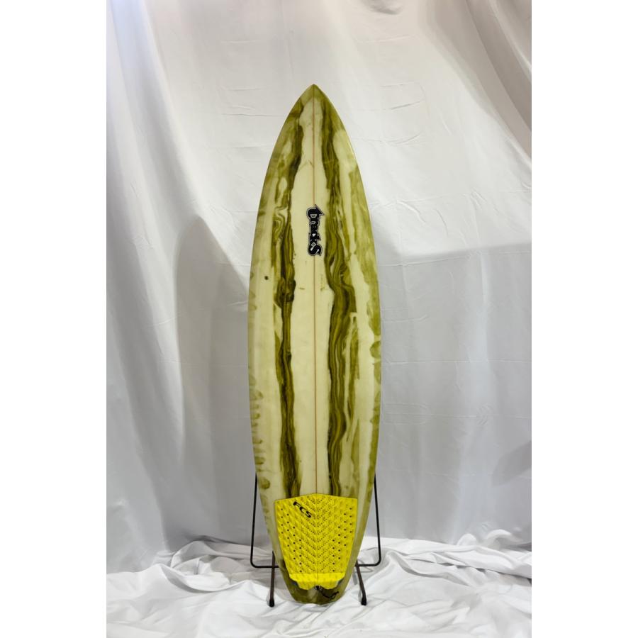 中古】TRACKS (トラックス) ショートボード［OLIVE］6'4” サーフボード