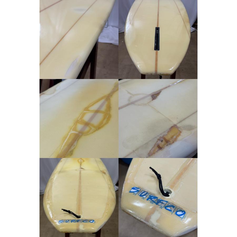 中古】OCEAN COAST (オーシャンコースト) ロングボード [CLEAR] 9'6
