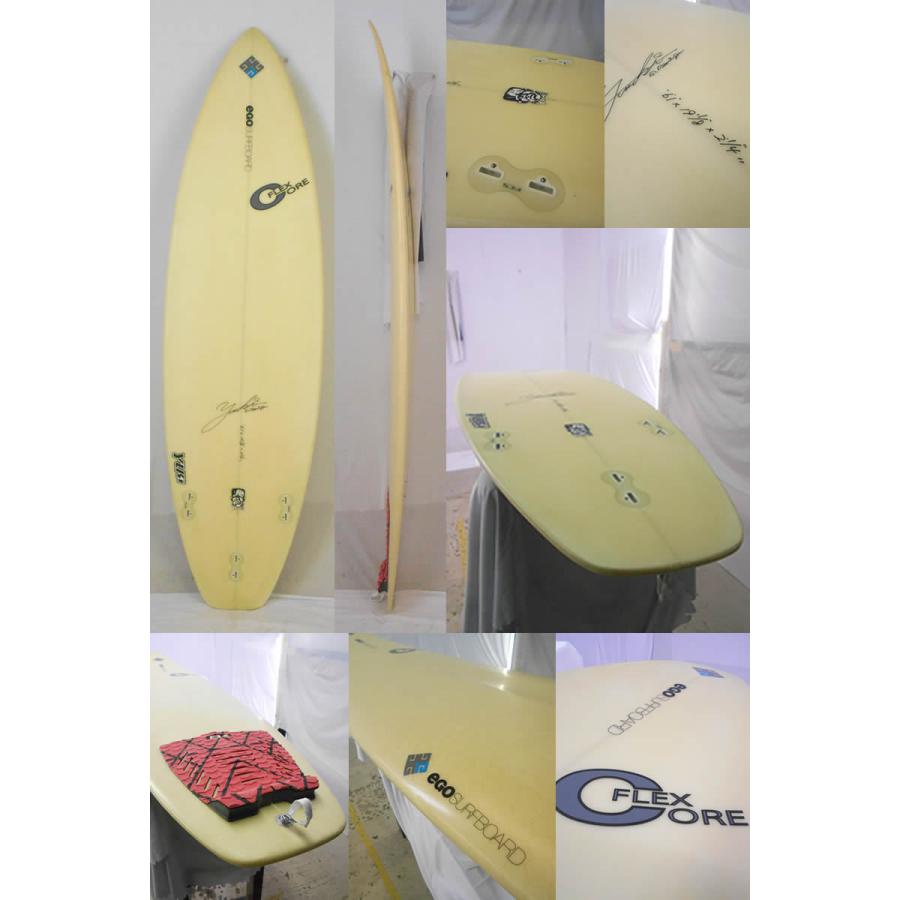 中古】Ego surf board (エゴサーフボード) ショートボード ［CLEAR］6 