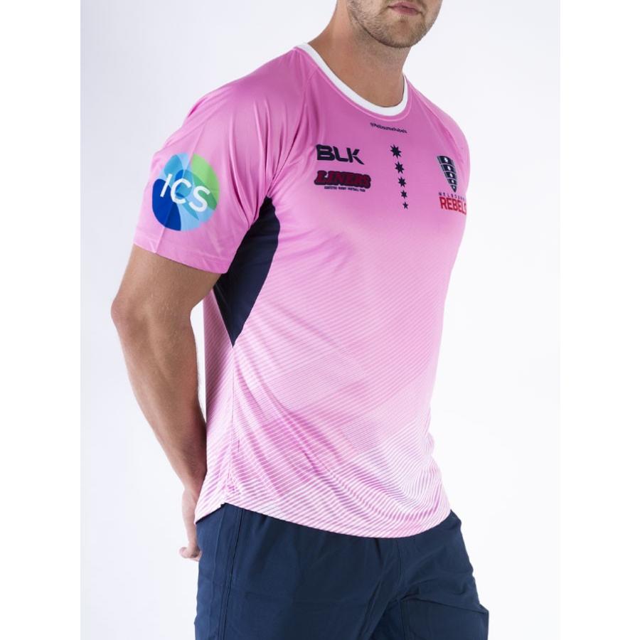 Blk メルボルン レベルズ トレーニングティーシャツ ピンク Ar008 427 ラグビー Tシャツ Ar008 427 アラスポ Araspo 通販 Yahoo ショッピング