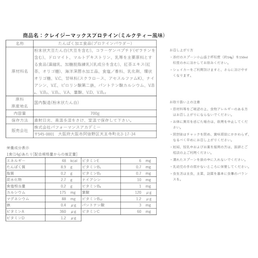 ソイプロテイン Crazymax 700g 直送品 Ar013 012 タンパク質 ラグビー クレイジーマックス 美味しさ 飲みやすさ 抜群 Ar013 012 アラスポ Araspo 通販 Yahoo ショッピング