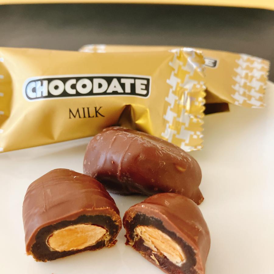 おいしい大粒アーモンド入 チョコレートデーツ ミルク La Ronda 80g