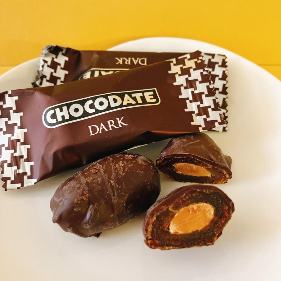 おいしい大粒アーモンド入 チョコレート デーツ La Ronda ダーク 80g