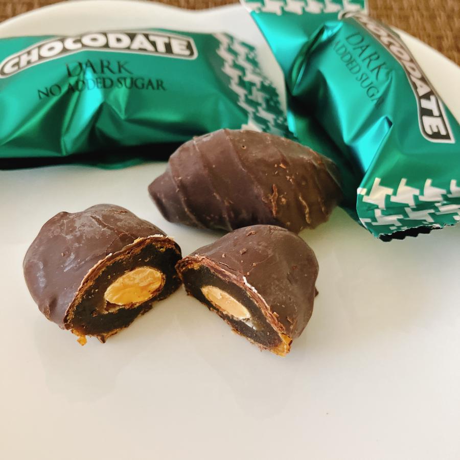 訳あり賞味期限10/1！即日発送！おいしい大粒アーモンド入 チョコレート デーツ La Ronda  ノンシュガーダーク 80g 個包装 7-8個入 送料無料 |  | 18
