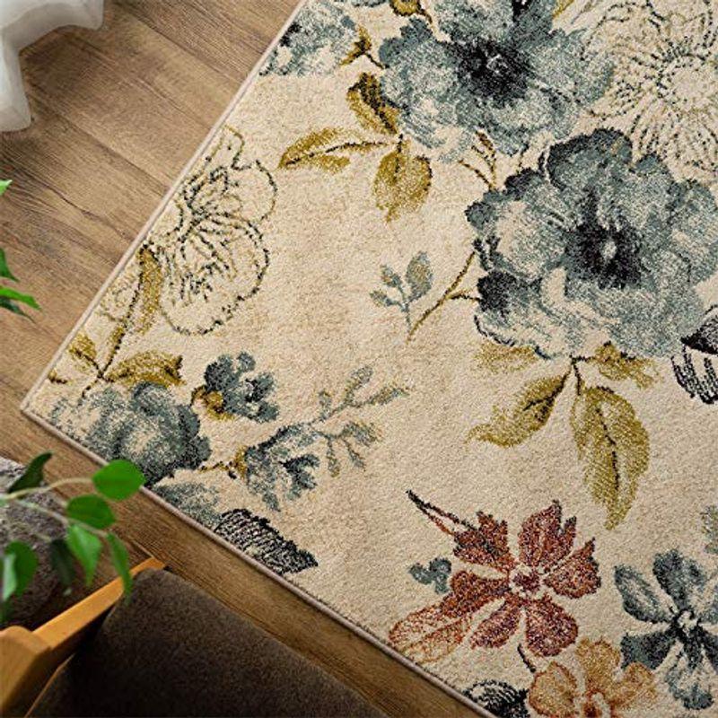 激安 偽物 サヤンサヤン 北欧風 花柄 ラグ カーペット フルール 0x0 2畳 アイボリー ウィルトン 安い 大阪店舗 Esraapharma Com