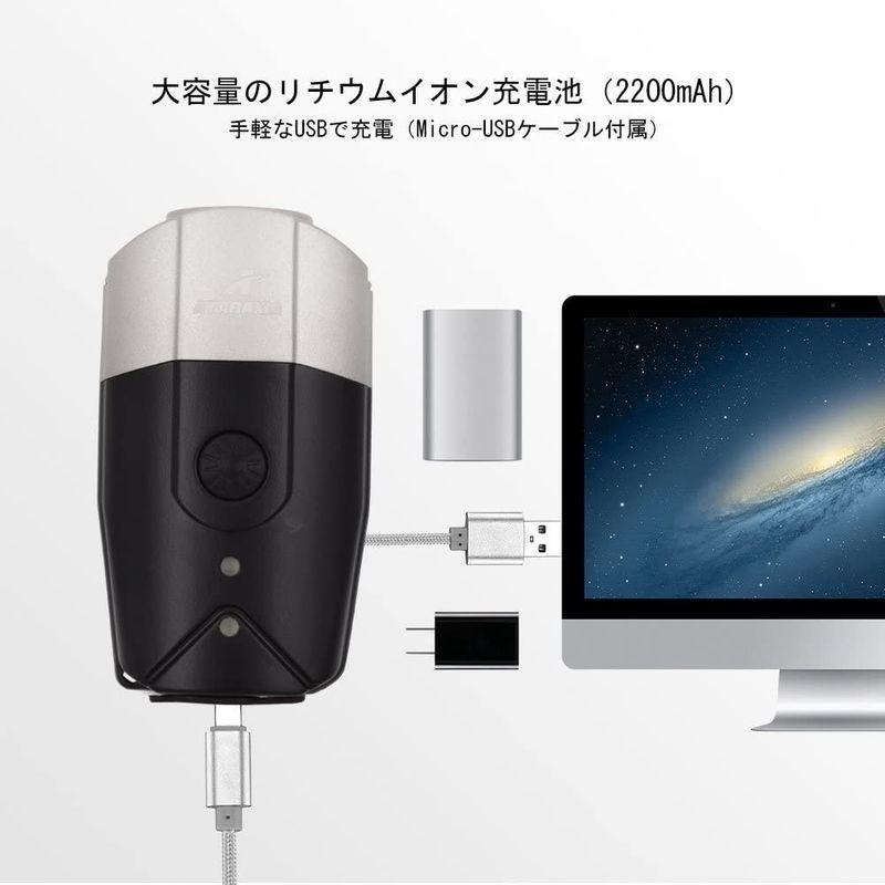 ataraxia 1200ルーメン 自転車用ライト