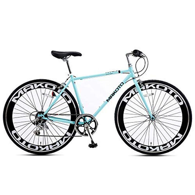 Makoto 自転車車体 クロスバイク自転車シマノ製6段変速700c 60mmディープリム 60mmディープリム 4色 ビアンキグリーン ならショッピング ランキングや口コミも豊富なネット通販 更にお得なpaypay残高も スマホアプリも充実で毎日どこからでも気