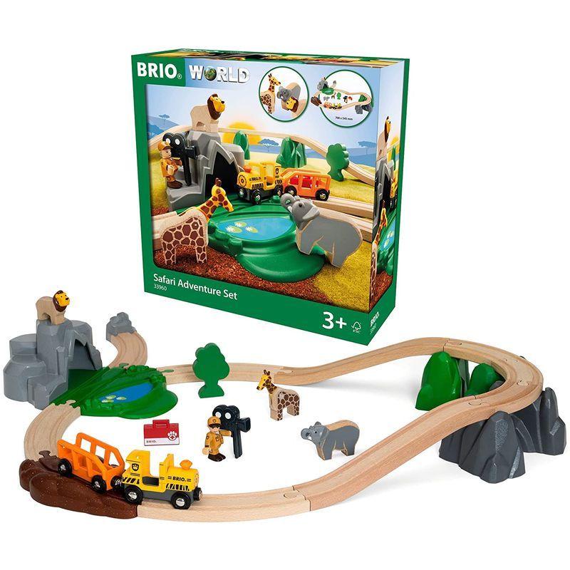 全26ピース サファリアドベンチャーセット World ブリオ Brio 対象年齢 レール 木製 おもちゃ 電車 3歳 おしゃれ遊び 最高の品質の Themtransit Com