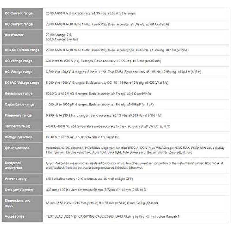 Web限定 Hioki 日置電機 Ac Dcクランプメータ Ac Dc600a Cm4371 電子計測器 電子計量器 Www Cienciadigitaleditorial Com
