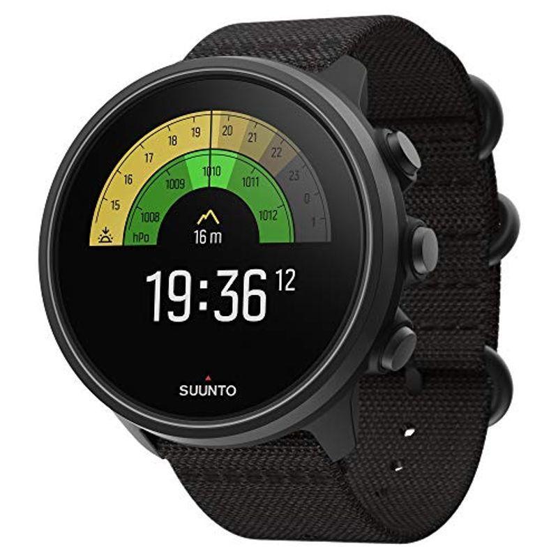 Suunto 9 Titanium Charcoal トレイルランニング Titanium 9 スマートウォッチ Gps マラソン ランニング 心拍 Black アロ