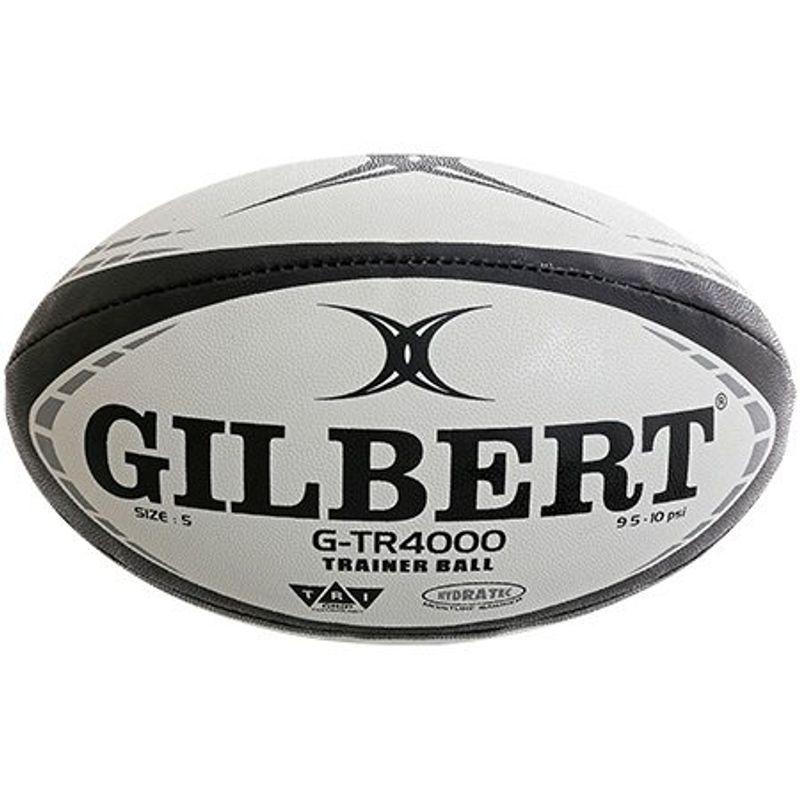 今日の超目玉 Gilbert ギルバート Trainer Ball トレーニング ラグビーボール 黒 5号 G Tr4000 並行輸入品