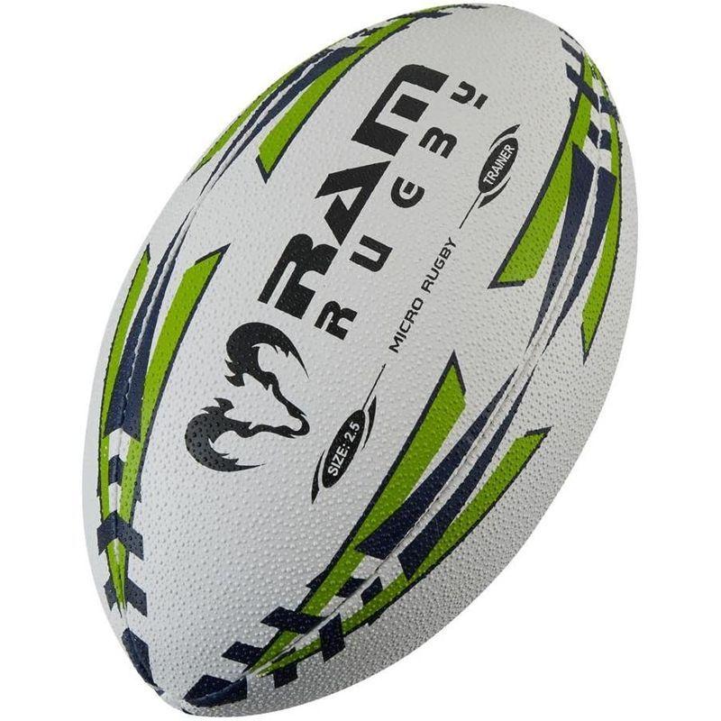 数量は多い Ram Rugby マイクロトレーナー ラグビーボール サイズ2 5 ライムグリーン Krntner Pflege Service 04b At