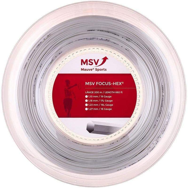 即日発送】 MSV フォーカスヘックス 200Mロール 硬式テニス ポリエステル ガットMSV Focus HEX 200ｍ roll strings  hi-tech.boutique