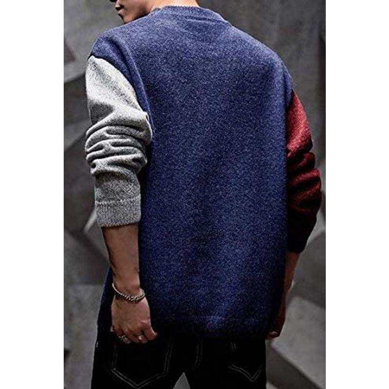 アスペルシオ ケーブル ニット メンズ ユッタリ ユル インナー セーター セータ トレーナー カーディガン ニットセーター Uネック 最新作売れ筋が満載