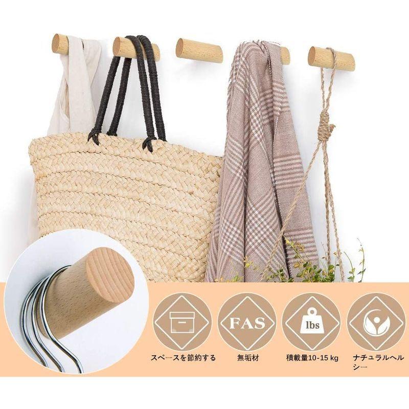 特別訳あり特価 ウォール 壁掛けフック ウォールフック 木製フック Coolbotang おしゃれ 洋 コートフック 装飾用壁フック ウッドフック ハンガー フック Sistemadomdelivery Com Br