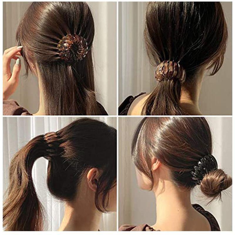 ヘアアクセサリー ヘアクリップ ポニーテール 髪飾り 数秒で髪を結ぶ 鳥の巣 まとめ髪 お団子ヘアアレンジ レトロ かわいい グッズ ヘアリ アロウラルラウンドショップ 通販 Yahoo ショッピング