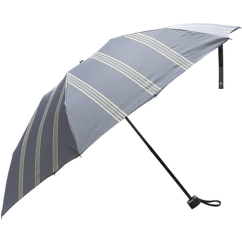 最適な材料 雨晴兼用 レディース 軽量 折りたたみ傘 雨用 ストリーベ チャコールグレー ストライプ 日傘 その他傘 Safecity uiginfo Com