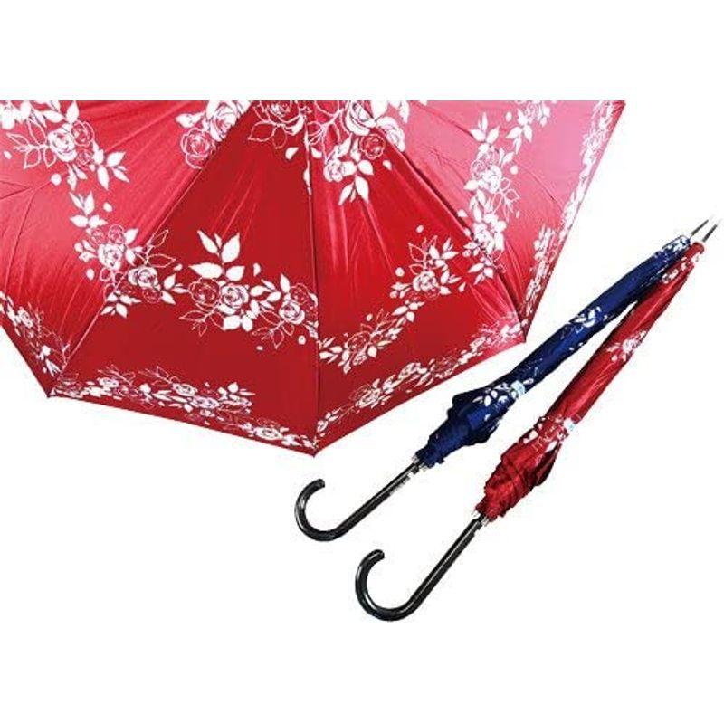 かわいい サテン おしゃれな グッズ レディース Roseflow 紺 ジャンプ傘 60cm その他傘 Www Fattoriabacio Com